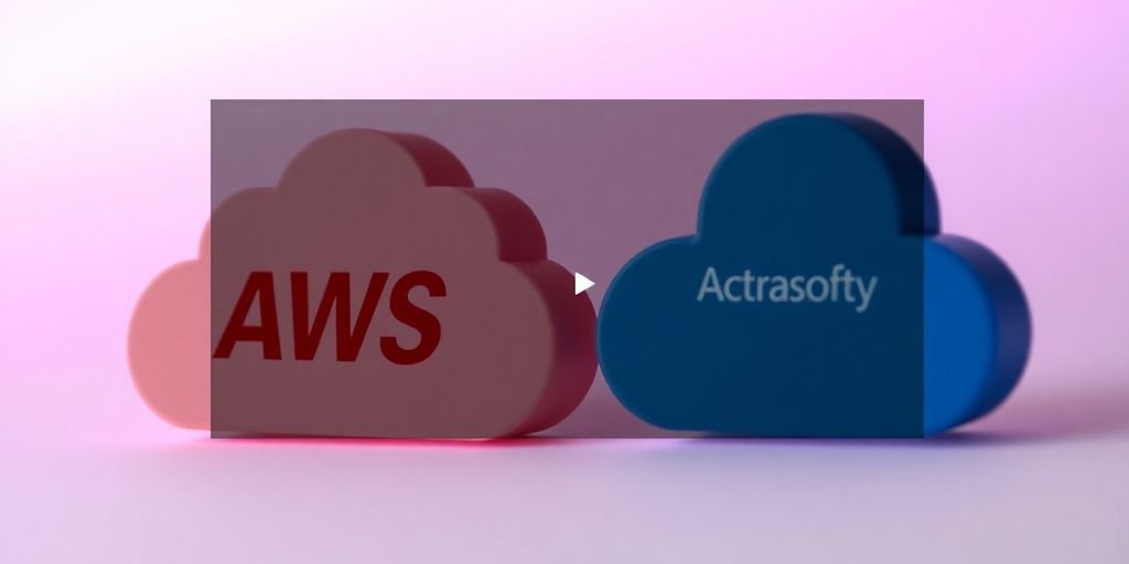 5 Diferenças: AWS e Azure no Suporte e Comunidade 2 Ícones de nuvem da AWS e Azure em destaque.