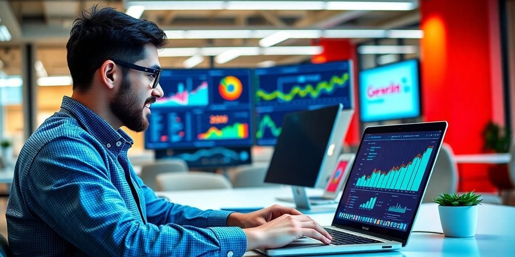 5 Passos Essenciais no Guia para Google Cloud Platform 3 Analista de dados trabalhando com BigQuery.