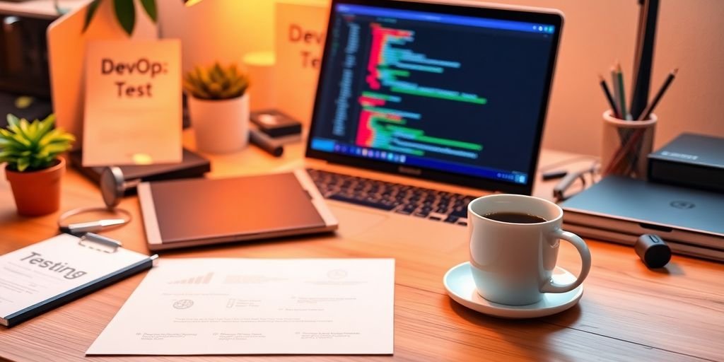 DevOps: Comparação das Principais Ferramentas 3 Ambiente de trabalho com ferramentas de teste DevOps.