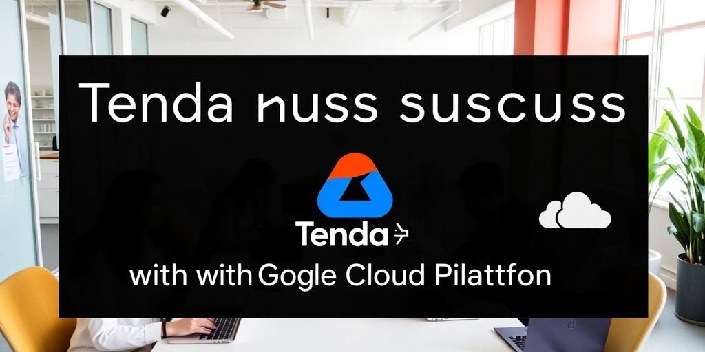 Google Cloud: 5 Casos de Sucesso 1 Ambiente de escritório moderno com profissionais colaborando.